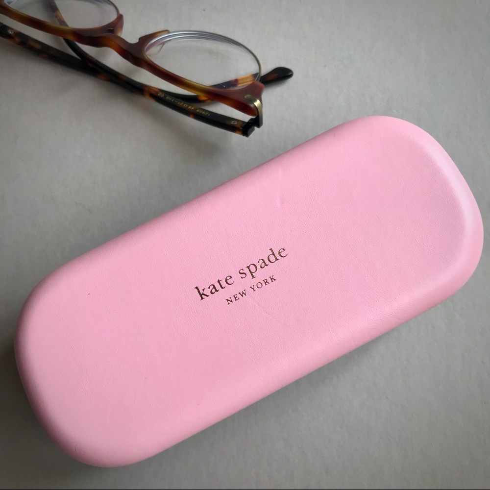 Kate Spade Eyeglass Case Pink Hello Sunshine NEW